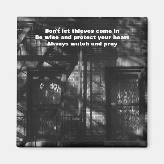 Laat dieven niet in Magnet komen (Voorkant)