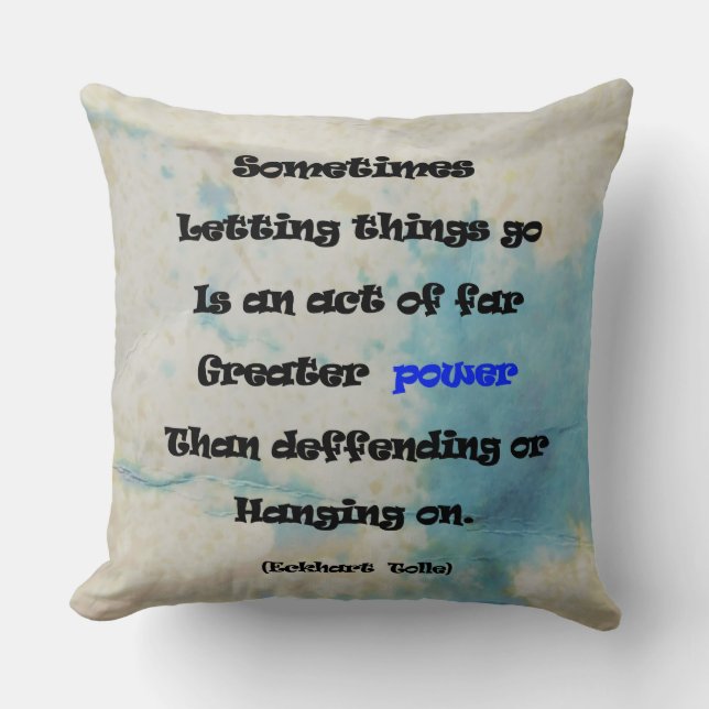 Laat Dingen Los Kussen (Voorkant)