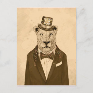 Laat dit feestje beginnen briefkaart