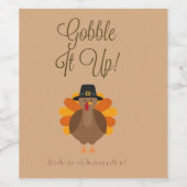 Laat dit maar los. wijn etiket (Enkel label)