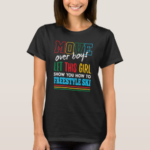 Laat dit meisje je Show geven hoe je Freestyle Ski T-shirt
