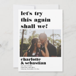 Laat dit opnieuw proberen sparen de Foto van de Da Save The Date