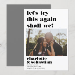 Laat dit opnieuw proberen sparen de Foto van de Da Save The Date