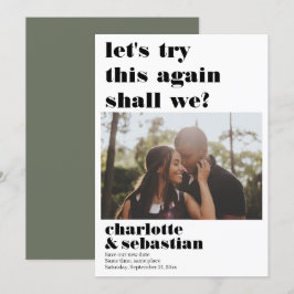 Laat dit opnieuw proberen sparen de Foto van de Da Save The Date