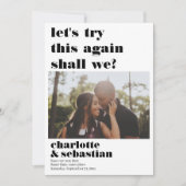 Laat dit opnieuw proberen sparen de Foto van de Da Save The Date (Voorkant)