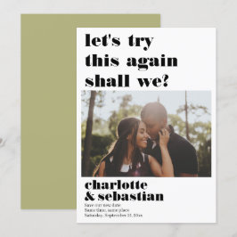 Laat dit opnieuw proberen sparen de Foto van de Da Save The Date