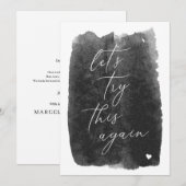 Laat dit opnieuw zwarte Verandering de Kaart van d (Voorkant / Achterkant)