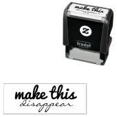 Laat dit verdwijnen- Hand stamper Zelfinktende Stempel (In situ)