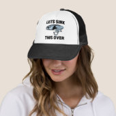 Laat dit zinken trucker pet (In situ)