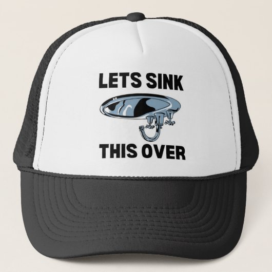 Laat dit zinken trucker pet (Voorkant)