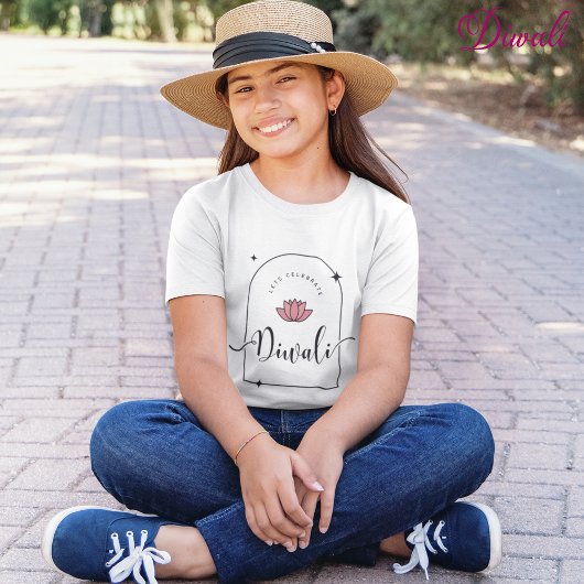 Laat Diwali elegant vieren T-shirt