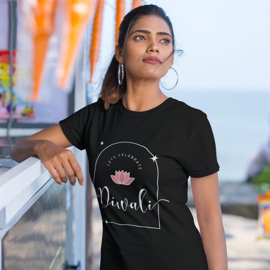 Laat Diwali elegant vieren T-shirt