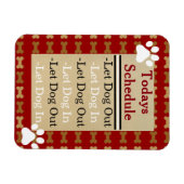 Laat Dog Out-Let Dog in Magneet (Horizontaal)