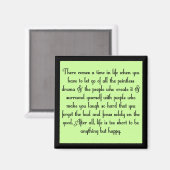 Laat drama los magneet (Voorkant / Achterkant)