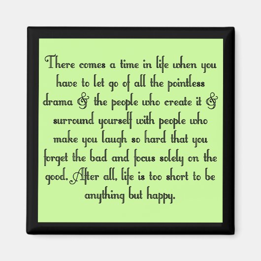 Laat drama los magneet (Voorkant)