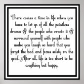 Laat drama los poster (Voorkant)