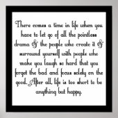 Laat drama los poster (Voorkant)