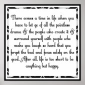 Laat drama los poster (Voorkant)