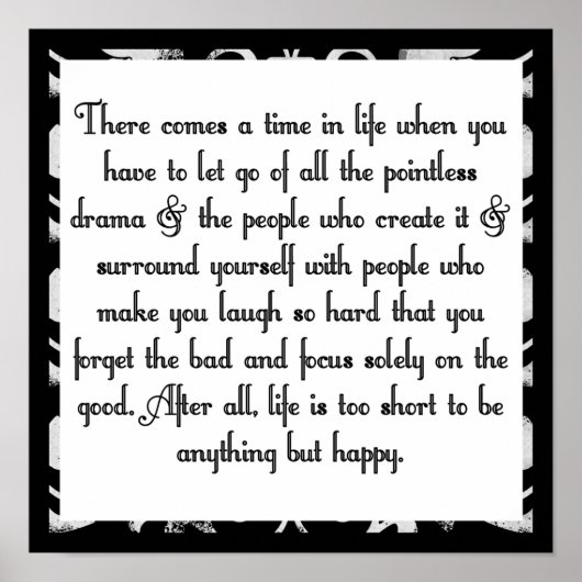 Laat drama los poster (Voorkant)