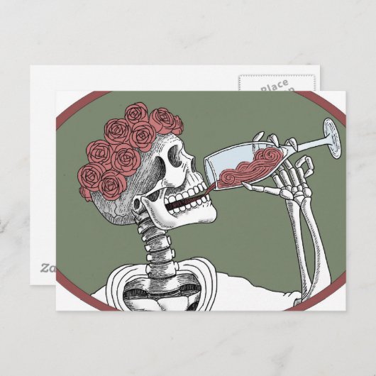 laat drink briefkaart (Voorkant / Achterkant)