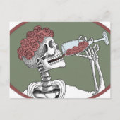 laat drink briefkaart (Voorkant)