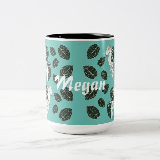 Laat dromen tweekleurige koffiemok (Center)