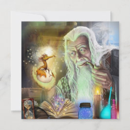 Laat een Baby Dragon Fantasy Wizard Art maken
