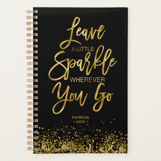 Laat een beetje glans Motivatiebericht Planner (Voorkant)