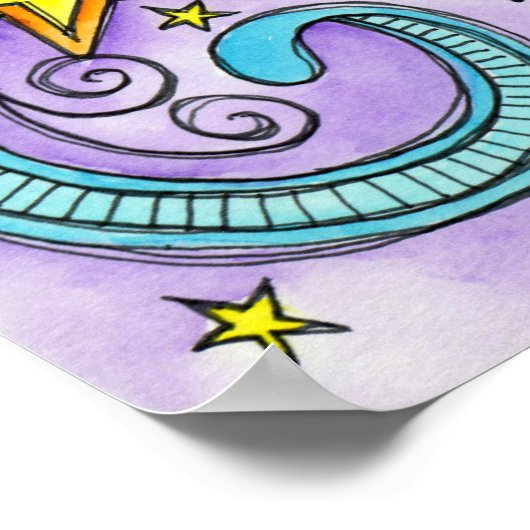 Laat een beetje ruiken poster (Hoek)