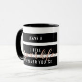 Laat een beetje ruziën waar je ook gaat mok (Voorkant links)