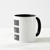 Laat een beetje ruziën waar je ook gaat mok (Voorkant rechts)