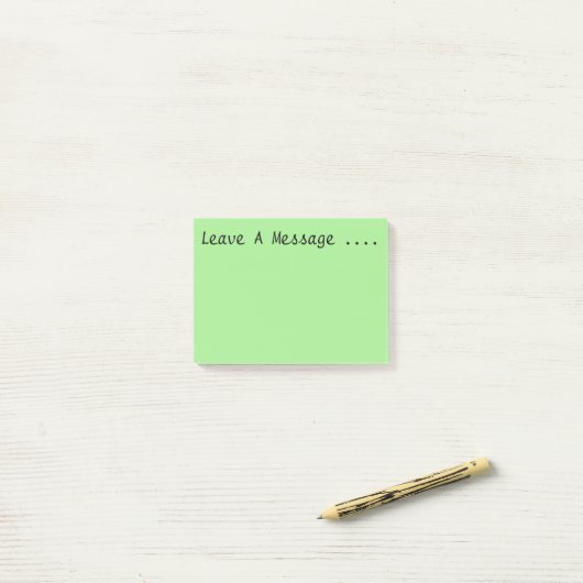 Laat een bericht achter post-it® notes (Op bureau)