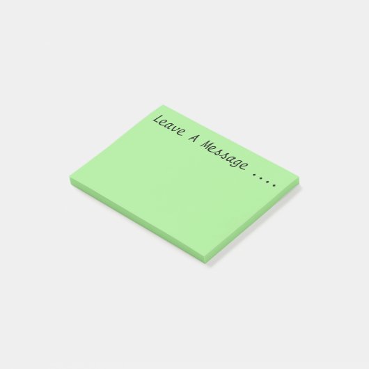 Laat een bericht achter post-it® notes (Schuin)