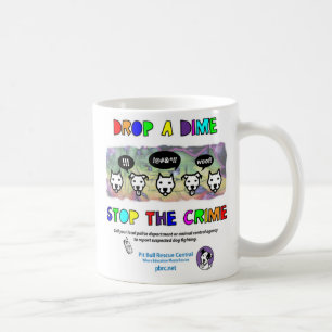 Laat een Dime de misdaad stoppen Koffiemok