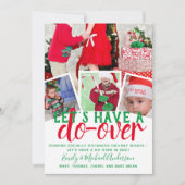 Laat een Do Over PHOTO Feestdagen Sjabloon Kaart h (Voorkant)