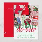 Laat een Do Over PHOTO Feestdagen Sjabloon Kaart h (Voorkant / Achterkant)