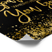 Laat een kleine Motivatie boodschap achter Poster (Hoek)