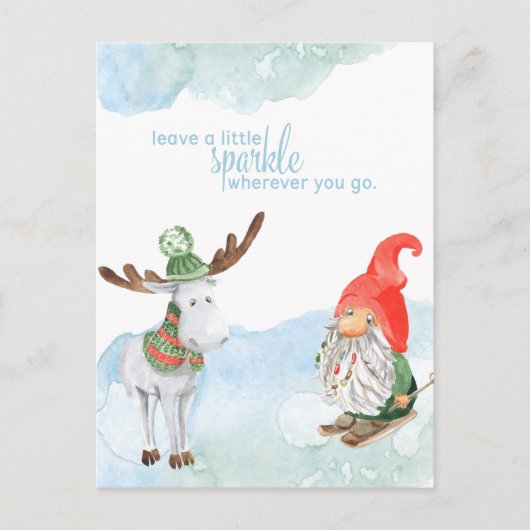 Laat een kleine spaarbakkerskoepel Briefkaart acht (Voorkant)