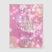 Laat een kleine spleet achter - Inspirerend magnee (Voorkant)