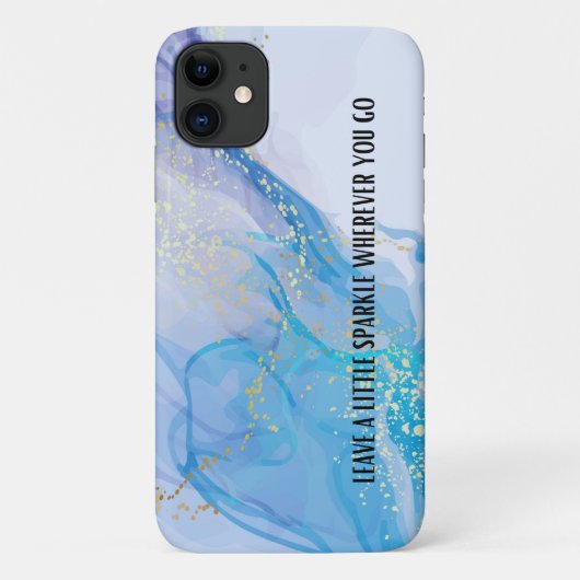 'Laat een kleine spleet waar je ook gaat' citaat Case-Mate iPhone Case (Achterkant)