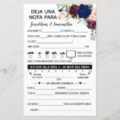 Laat een noot achter voor de Pas getrouwd van twee (Achterkant)