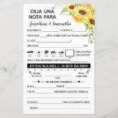 Laat een noot voor de tweetalige Pas getrouwd zonn (Achterkant)