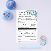 Laat een notitie achter voor Passen getrouwd Bilin Flyer (Enkel)