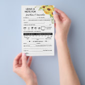 Laat een opmerking achter voor de Passen getrouwd  Flyer (Hand)