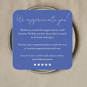 Laat een Review achter   Feedback van klanten   Da Vierkante Visitekaartje