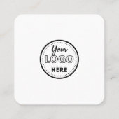 Laat een Review achter | Feedback van klanten | Da Vierkante Visitekaartje (Achterkant)