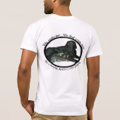 Laat een slapende Aussie Rundle Dog Lie, Vrouw ACD T-shirt (Achterkant)