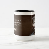 Laat een spoor achter van Sparkle Dalmatian Tweekleurige Koffiemok (Center)