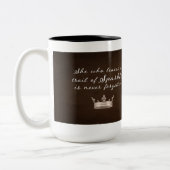 Laat een spoor achter van Sparkle Dalmatian Tweekleurige Koffiemok (Links)