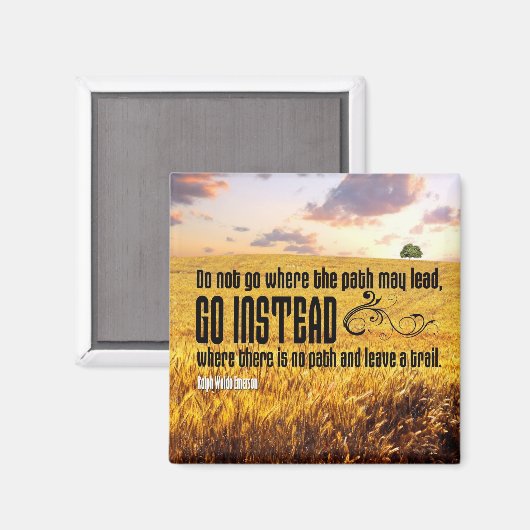 Laat een Trail Motivatie Magnet achter (Voorkant / Achterkant)